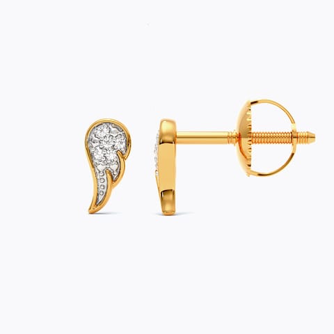 Little Wings 9KT Diamond Stud Earrings