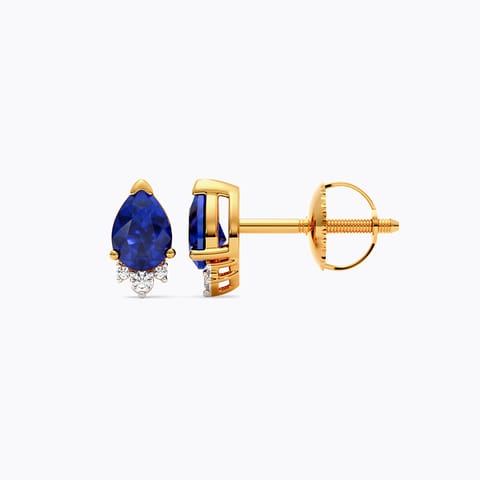 Mini Pops 9KT Gemstone Stud Earrings