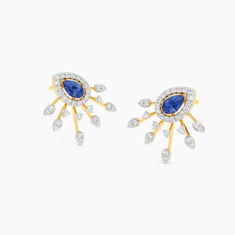 Sapphire Sprinkles Gemstone Stud Earrings Sapphire Sprinkles Gemstone Stud Earrings