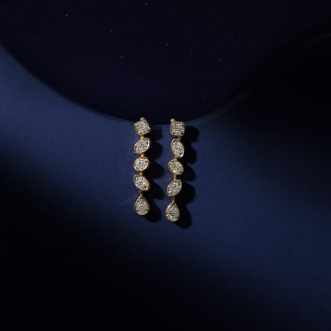 Radiant Line 73 Cuts Diamond Stud Earrings Radiant Line 73 Cuts Diamond Stud Earrings