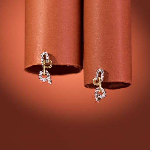 Eternal Loop Diamond Hoop Earrings Eternal Loop Diamond Hoop Earrings