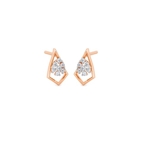 Rhombelle Diamond Stud Earrings Rhombelle Diamond Stud Earrings