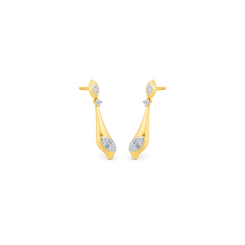 Soft Arch Diamond Drop Earrings Soft Arch Diamond Drop Earrings