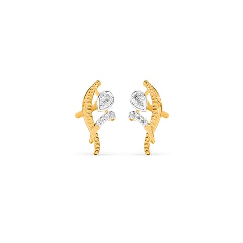 Interlocking Spark 9KT Diamond Stud Earrings Interlocking Spark 9KT Diamond Stud Earrings