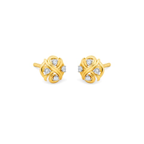 Glint Orb Diamond Stud Earrings Glint Orb Diamond Stud Earrings