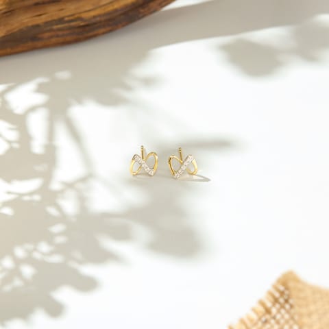 Infinte Love Diamond Stud Earrings Infinte Love Diamond Stud Earrings