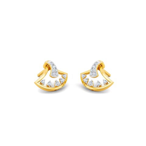 Fanoria Diamond Stud Earrings Fanoria Diamond Stud Earrings