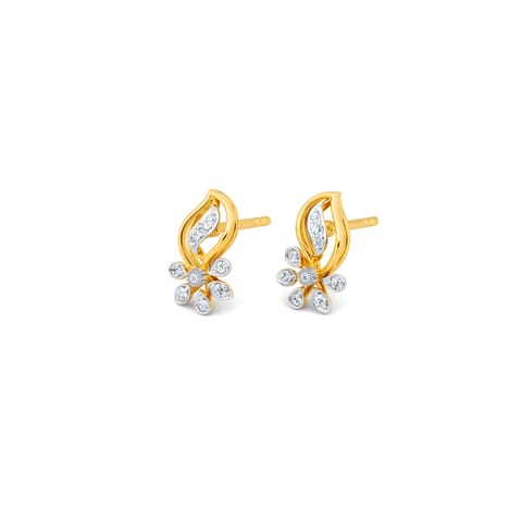Zerelle Diamond Stud Earrings Zerelle Diamond Stud Earrings