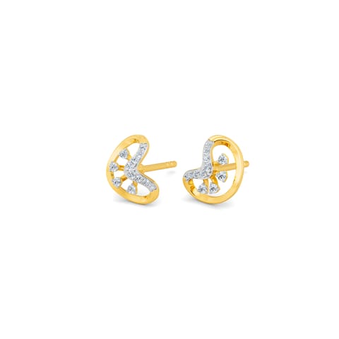 Curvy Glint Diamond Stud Earrings Curvy Glint Diamond Stud Earrings