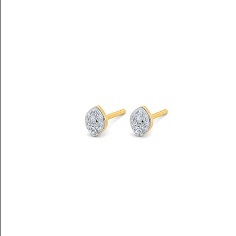 Classic Circle Diamond Stud Earrings Classic Circle Diamond Stud Earrings