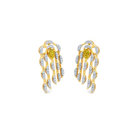 Amber Drop Gemstone Stud Earrings Amber Drop Gemstone Stud Earrings