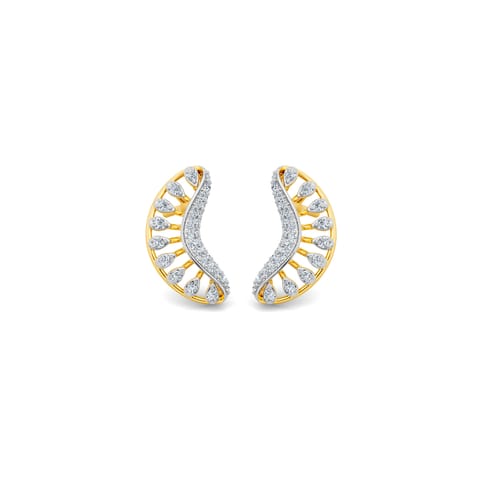 Winged Flutter Diamond Stud Earrings Winged Flutter Diamond Stud Earrings