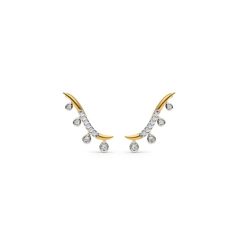 Striking Glint Diamond Ear Cuffs Striking Glint Diamond Ear Cuffs