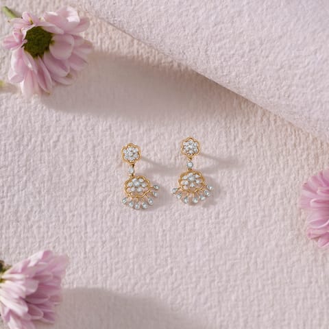 Beaming Orb Diamond Drop Earrings Beaming Orb Diamond Drop Earrings