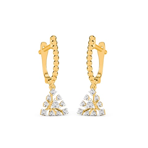 Evienne Diamond Drop Earrings