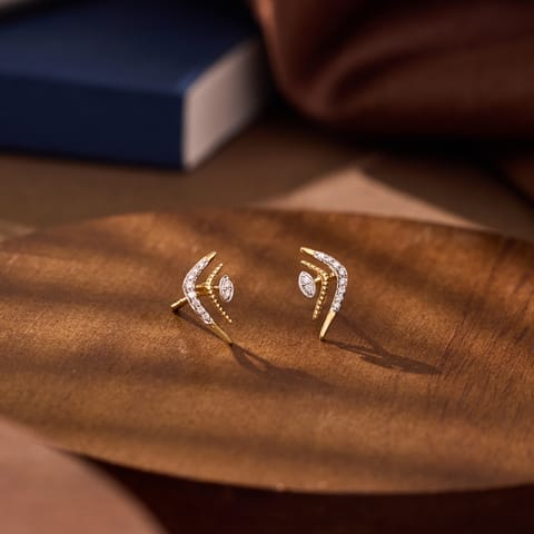 Layered Diamond Stud Earrings Layered Diamond Stud Earrings
