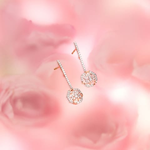 Imperial Rose Diamond Drop Earrings Imperial Rose Diamond Drop Earrings