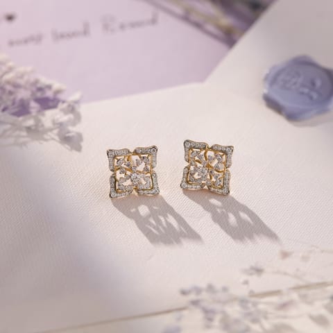 Majestia Diamond Stud Earrings
