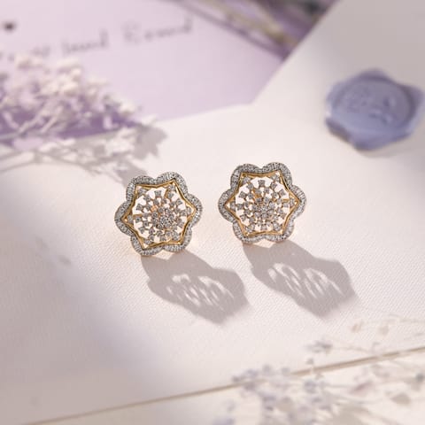 Rosara Diamond Stud Earrings