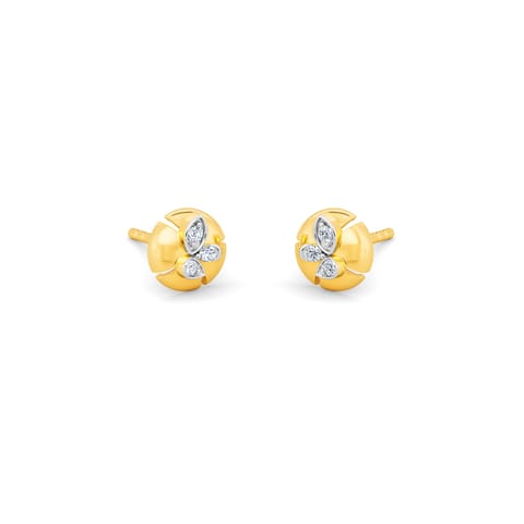 Kriya Petals Diamond Stud Earrings Kriya Petals Diamond Stud Earrings