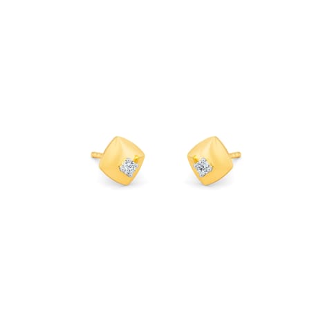 Square Lite Diamond Stud Earrings Square Lite Diamond Stud Earrings