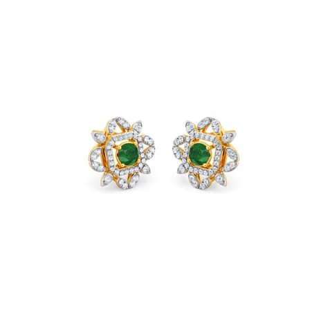 Manya Gemstone Stud Earrings