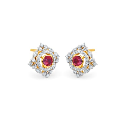 Shimmer Shaze Gemstone Stud Earrings Shimmer Shaze Gemstone Stud Earrings