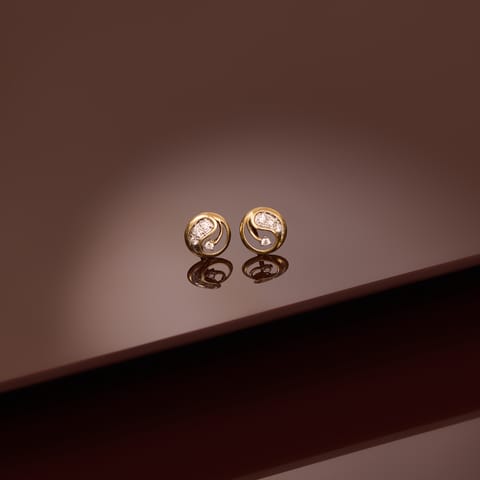 Lumi Orbs Diamond Stud Earrings