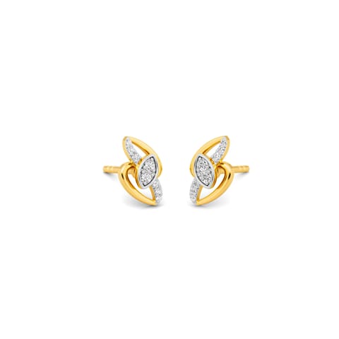 Sierra Loop  Diamond Stud Earrings