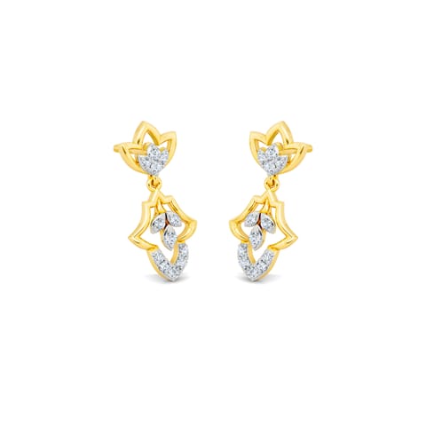 Fleur Diamond Drop Earrings Fleur Diamond Drop Earrings