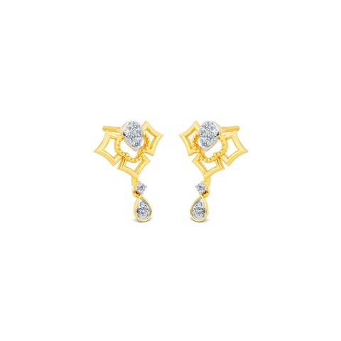 Parvenu Diamond Drop Earrings Parvenu Diamond Drop Earrings