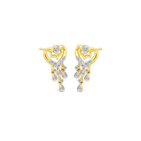 Tassel Gleam Diamond Drop Earrings Tassel Gleam Diamond Drop Earrings