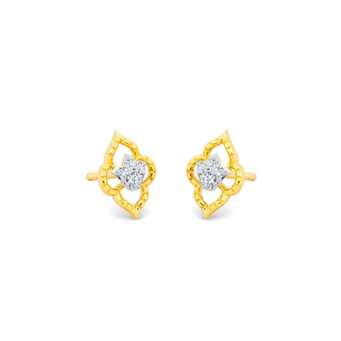 Minimal Buzz Diamond Stud Earrings Minimal Buzz Diamond Stud Earrings