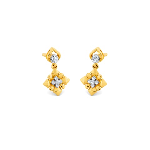 Bloom Blaze Diamond Drop Earrings Bloom Blaze Diamond Drop Earrings