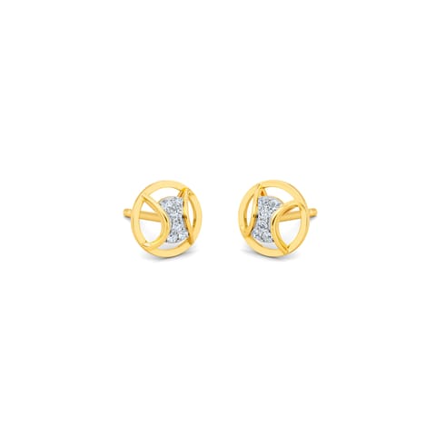 Fiona Round Diamond Stud Earrings Fiona Round Diamond Stud Earrings