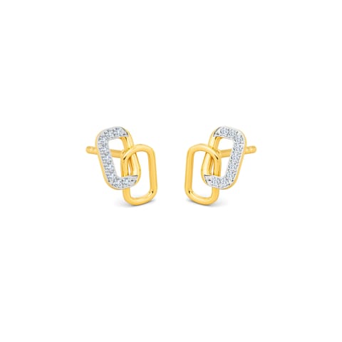 Cubical Duo Diamond Stud Earrings Cubical Duo Diamond Stud Earrings
