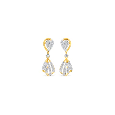 Dancing Flame Diamond Drop Earrings Dancing Flame Diamond Drop Earrings