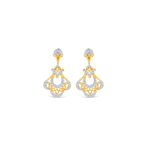 Swinging Chime Diamond Drop Earrings Swinging Chime Diamond Drop Earrings