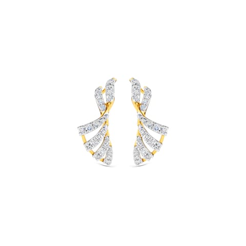Radiant Twist Diamond Stud Earrings Radiant Twist Diamond Stud Earrings
