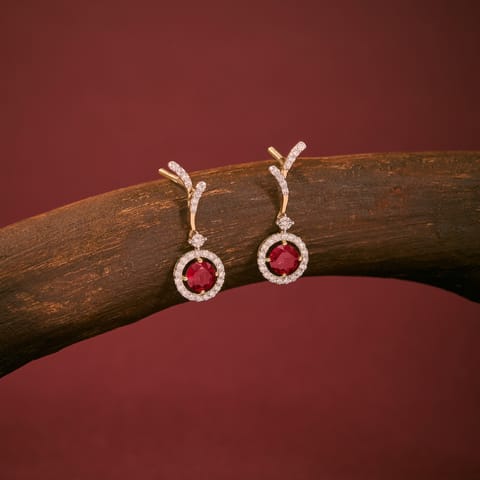Scarlet Empress Gemstone Drop Earrings Scarlet Empress Gemstone Drop Earrings