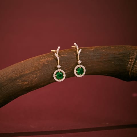 Verdant Empress Gemstone Drop Earrings Verdant Empress Gemstone Drop Earrings