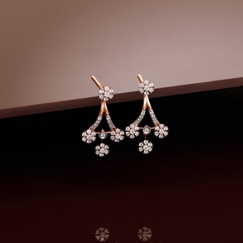 The Meadow Star Diamond Drop Earrings The Meadow Star Diamond Drop Earrings