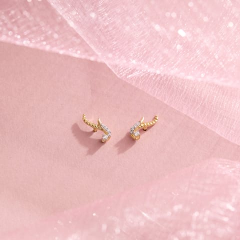 Swept Wing Diamond Ear Cuffs Swept Wing Diamond Ear Cuffs