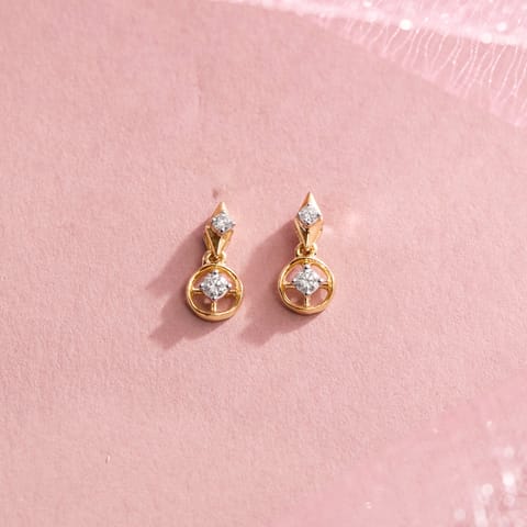 Deco Orb Diamond Drop Earrings Deco Orb Diamond Drop Earrings