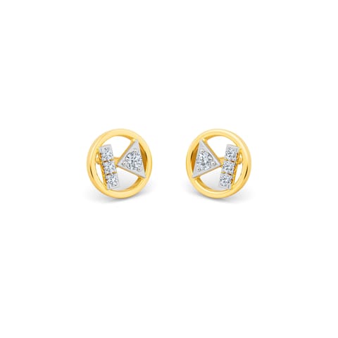Melody Switch Diamond Stud Earrings