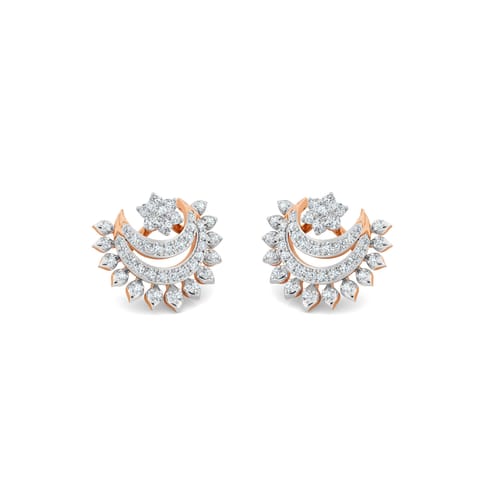 Selene Spark Diamond Stud Earrings