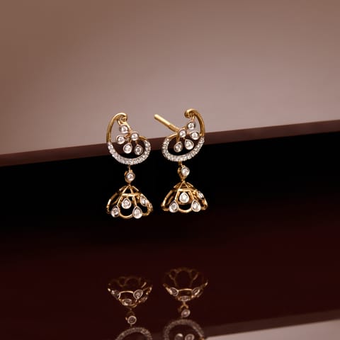 Meher Diamond Drop Earrings Meher Diamond Drop Earrings