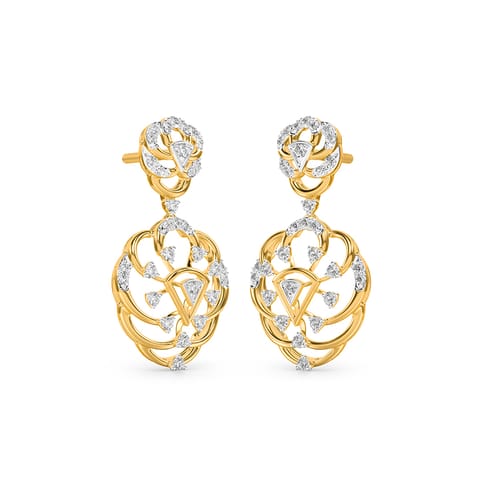 Arabesque Diamond Drop Earrings Arabesque Diamond Drop Earrings