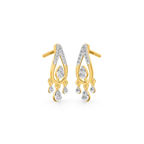 Triple Teardrop Diamond Drop Earrings Triple Teardrop Diamond Drop Earrings