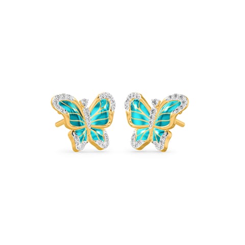 Sky Flutter Diamond Stud Earrings Sky Flutter Diamond Stud Earrings